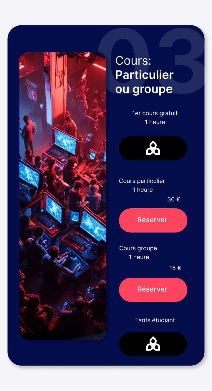 Réserver cours anglais 1er cours gratuit cours particulier 1 heure 30 € cours groupe 1 heure 15 €